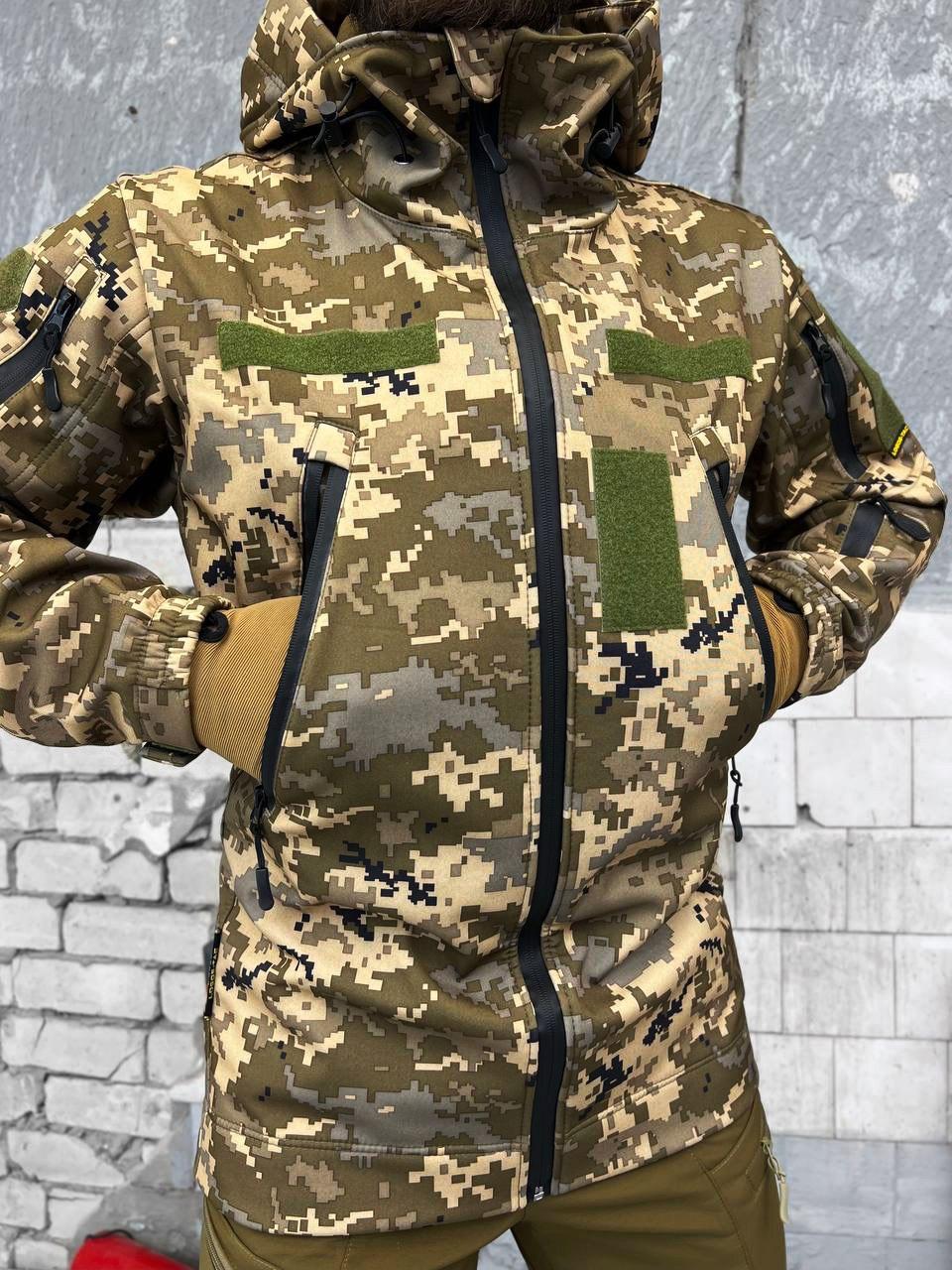 Куртка демісезонна тактична піксель Logos-Tac S, M, L, XL, XXL, XXL Pixel