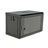 6U Шкаф 19" , 600x350x373мм (Ш*Г*В), эконом, акриловое стекло, черный