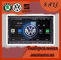 Штатная универсальная магнитола для Volkswagen Android 10, 2+32 Skoda Passat B6 B7 CC Jetta Polo Golf Touran 9