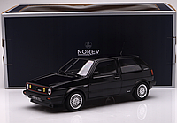 Коллекционная модель авто Volkswagen Golf 2 GTI "Match" 1989 г.в., черный Norev 1:18