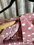 Рожева жіноча піжама для дому, Костюм домашній жіночий, Піжама на гудзиках довгий рукав Fellix, фото 7