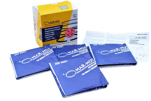 Кільця поршневі МТЗ, ЮМЗ, Д-240, Д-65 «Mar-Mot» Польща 5-Колиц, фото 1