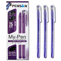 Ручка My-Pen (фіол.) /25уп, 2000ящ