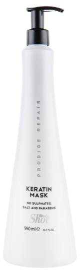 Інтенсивна маска для глибокого відновлення волосся Shot Prodige Repair Keratin Mask