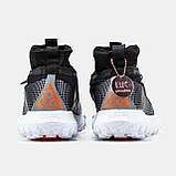 Чоловічі кросівки Nike ACG Mountain Fly Gore-Tex Black White, водовідштовхувальні чорно-білі кросівки найк асг маунтін гортекс, фото 6