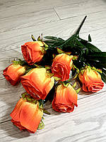 Штучна троянда на папороті ( 64 см), фото 5