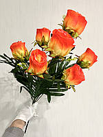 Штучна троянда на папороті ( 64 см), фото 4