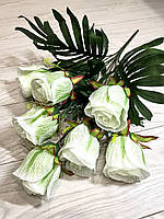 Штучна троянда на папороті ( 64 см), фото 3