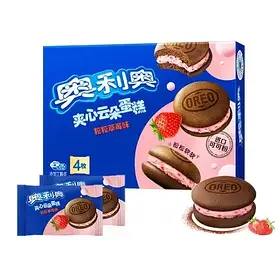 Печиво Oreo Sandwich Cloud Strawberry 88g