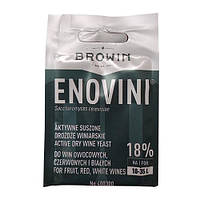 Винные дрожжи Enovini 18% . Browin Польша. Универсальные. Для всех типов вин.