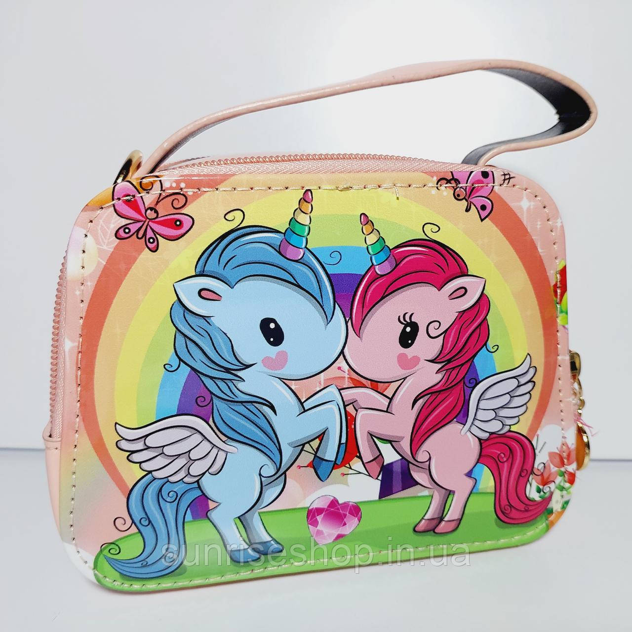 Дитяча лакова сумочка для дівчинки довга регульована ручка