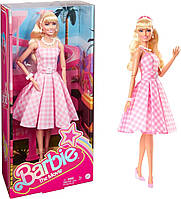 Лялька Barbie The Movie Doll, Марго Роббі в ролі Барбі, колекційна лялька в рожево-білій сукні