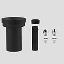 Комплект патрубків для інсталяції Sanit D 90/45 (L 180 мм) хром накладки (Німеччина) 58931000099, фото 3