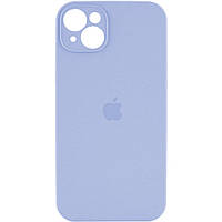 Силиконовый чехол с микрофиброй Apple iPhone 15 5,Lilac