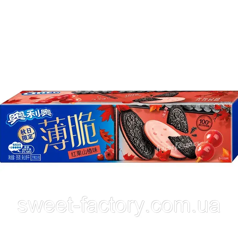 Печиво Oreo Sandwich Cookie Strawberry 97g, фото 1