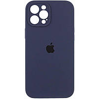 Силиконовый чехол с микрофиброй Apple iPhone 11 Pro 7,Dark Blue