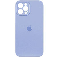 Силиконовый чехол с микрофиброй Apple iPhone 12 Pro Max 5,Lilac