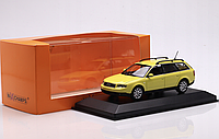 Коллекционная модель авто Audi A6 (C5) Avant Kombi 1997, желтый Minichamps 1:43