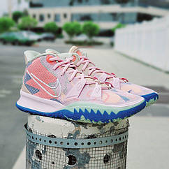 Eur36-45 Баскетбольні кросівки Кайрі NIKE KYRIE 7 PINK TAN 1 WORLD 1 PEOPLE  рожеві