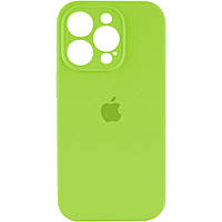 Силиконовый чехол с микрофиброй  Apple iPhone 13 Pro 24,Shiny Green