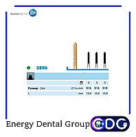 Цилиндрический бор (2886) KOMET DENTAL