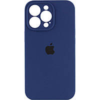 Силиконовый чехол с микрофиброй Apple iPhone 13 Pro 7,Dark Blue