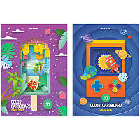 Картон кольоровий А4 10 аркушів односторонній Kite K23-1255, 65768