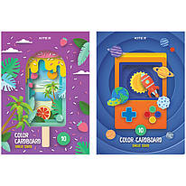 Картон кольоровий А4 10 аркушів односторонній Kite K23-1255, 65768