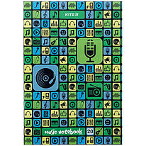 Зошит для нот А4 20 аркушів Kite Vinyl K24-404, 67020