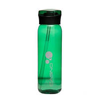 Пляшка для води CASNO 600 мл KXN-1211 Зелена із соломинкою NC, код: 7541689
