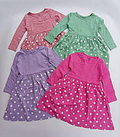 Плаття дитяче для дівчинки двонитка ГОРОШЕК розмір 3-6 років, колір уточнюйте під час замовлення
