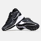 Чоловічі кросівки Nike React Pegasus Trail 4 Gore-Tex Black White, чорно-білі кросівки найк реакт пегасус трейл 4 гор текс чорні, фото 5