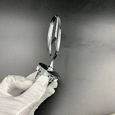 Хромований значок Mercedes RESTEQ — металева емблема на капот автомобіля, автоаксесуар для Мерседес, фото 5