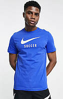 Оригінальна Футболка Nike Soccer Swoosh in Blue