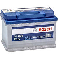 Автомобильный аккумулятор Bosch 74Ah-12v (S4009), L+, EN680 (5237808871) (0092S40090)