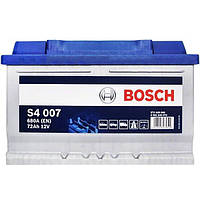 Автомобильный аккумулятор Bosch 72Ah-12v (S4007), R+, EN680 (5237869265) (0092S40070)