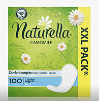 Ежедневные гигиенические прокладки Naturella Сamomile Light 100 шт Женские прокладки Средство гигиены