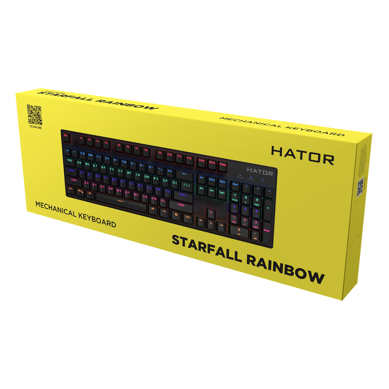 Клавіатура Hator Starfall Outemu Red Ukr (HTK-608) Black