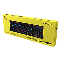 Клавіатура Hator Starfall Outemu Red Ukr (HTK-608) Black