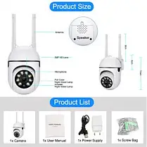Поворотна камера зовнішнього відеоспостереження з Wi-Fi CLOUD STORAGE. Програма: YIOOT (60), фото 6