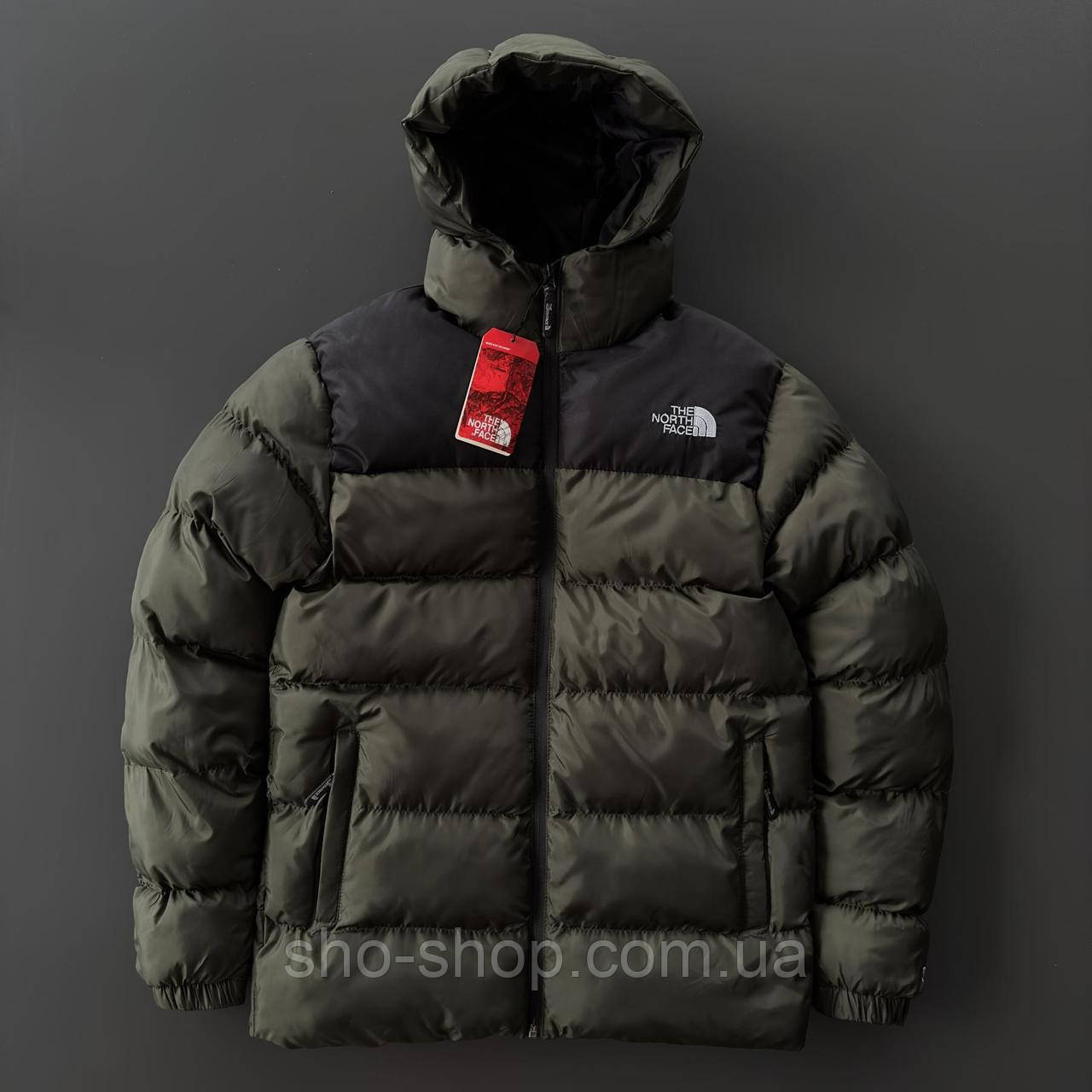 Чоловіча зимова куртка The North Face Куртка хакі зимова куртка Туреччина, фото 1