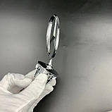 Хромований значок Mercedes RESTEQ — металева емблема на капот автомобіля, автоаксесуар для Мерседес, фото 5