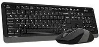 Комплект (клавіатура, миша) бездротовий A4Tech FG1010 Black/Grey USB