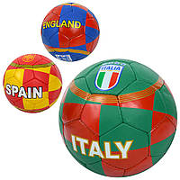 М'яч футбольний розмір5,ПУ1,4мм,ручна робота, 32панелі, 400-420г, 3види , в п/е /30/ 2500-277 irs