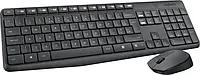 Комплект (клавіатура, мишка) бездротовий Logitech MK235 Grey USB (920-007931)