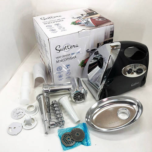 Мясорубка с насадками для нарезки овощей SMG-5420B 1800 Вт, Мясорубка ...