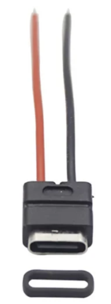 Роз'єм живлення/гніздо, водонепроникний без кріплення Type-C