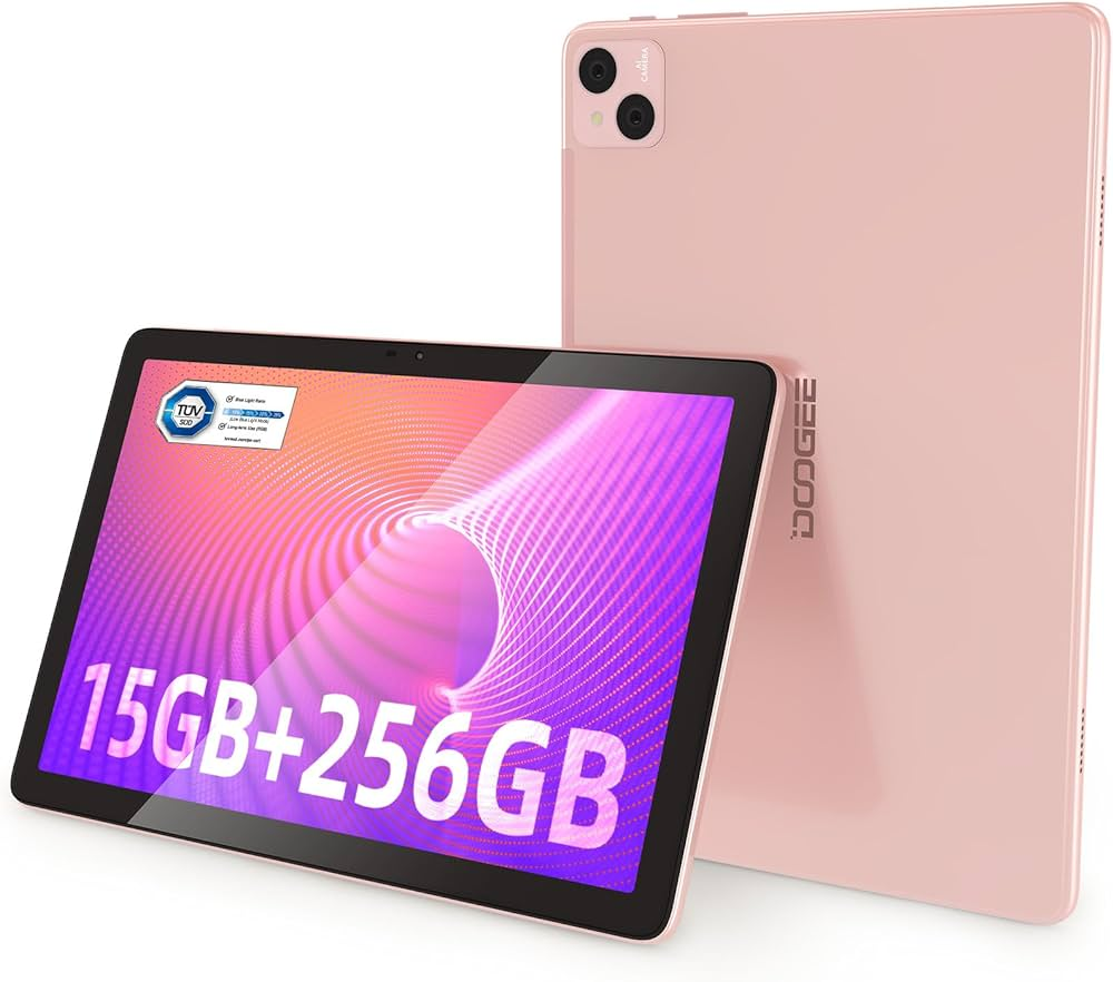 Планшет DOOGEE T10 PRO Pink 4G 10.1" 8\256GB 8580mAh чехол - книжка и стилус в подарок!