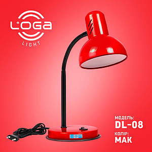 Настільна лампа LOGA DL-08 "Мак"