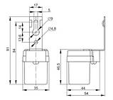 Фотометричний датчик освітленості IP44 ETRON Sensor 1-ESP-350 6A 230В, фото 4